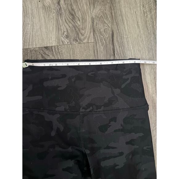 Lululemon Wunder Under High-Rise Tight Black Camo Women’s Size 4 EUC - Picture 4 of 8